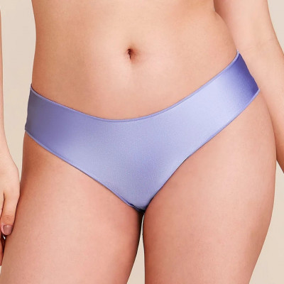 CALCINHA LATERAIS LARGAS ACABAMENTO INVISÍVEL EM MICROFIBRA ACETINADA