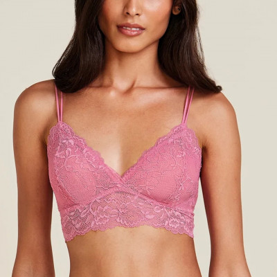 SUTIÃ TOP EM RENDA COM BOJO REMOVÍVEL