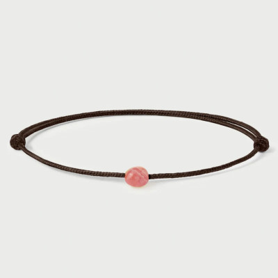 Rhodochrosite Orion Cord Bracelet
